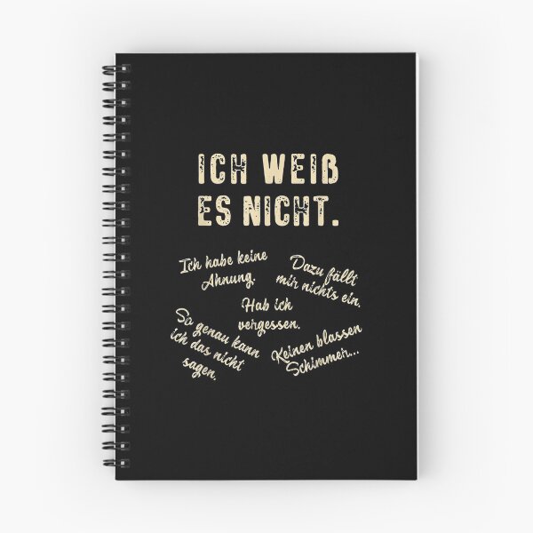 Item preview, Ich weiss es nicht Germantudent designed and sold by KeeganshiAon.