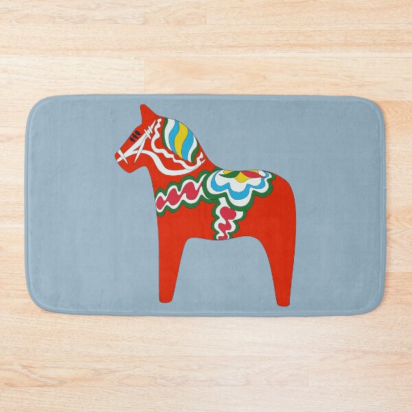 Item preview, Painted wooden Swedish horse designed and sold by EngineerGoC.