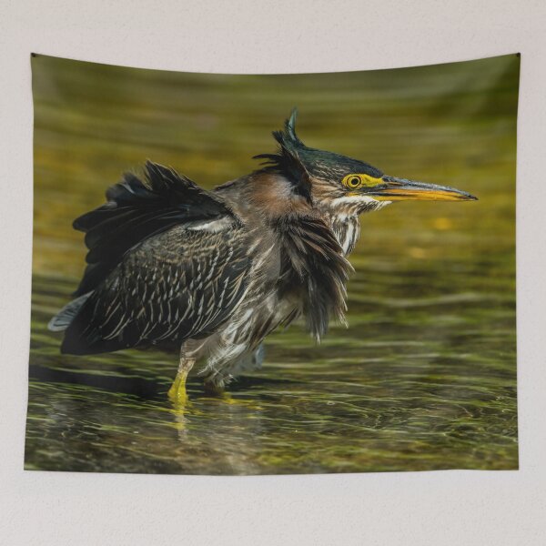 Item preview, Green heron designed and sold by Michael Cummings.