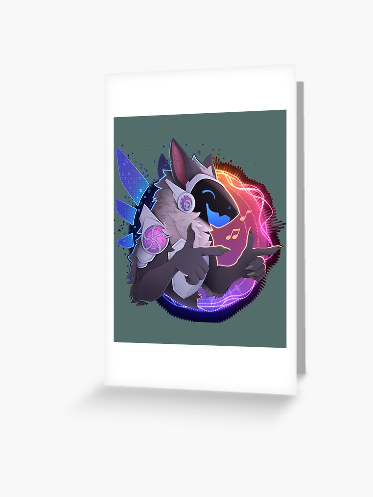 Protogen Mask | Greeting Card