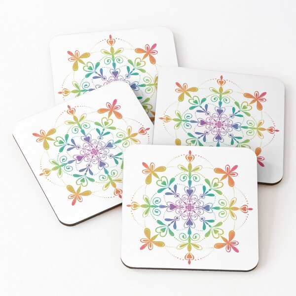 Item preview, Rainbow Mandala designed and sold by CuriousBloom.