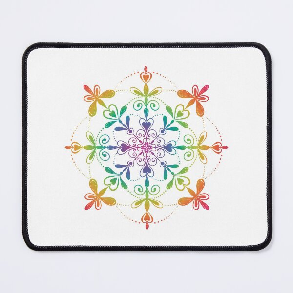 Item preview, Rainbow Mandala designed and sold by CuriousBloom.