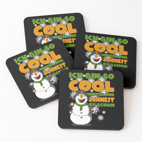 Artikelvorschau, Schneemann: Ich bin so Cool hinter mir schneit es! entworfen und verkauft von Scribble-Design.