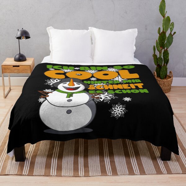 Artikelvorschau, Schneemann: Ich bin so Cool hinter mir schneit es! entworfen und verkauft von Scribble-Design.