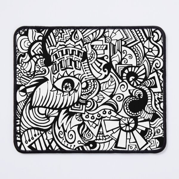 Item preview, Intense Doodle Illustration Jungle Coloring Book Mandala designed and sold by Johnston Creative.