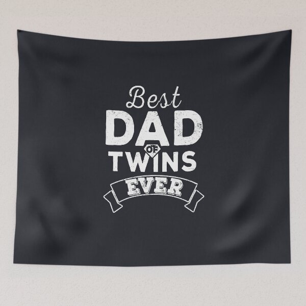 Item preview, Vintage Best Dad Of Twins Ever | gift for daddy designed and sold by JooArtPrints  ★★★★★.