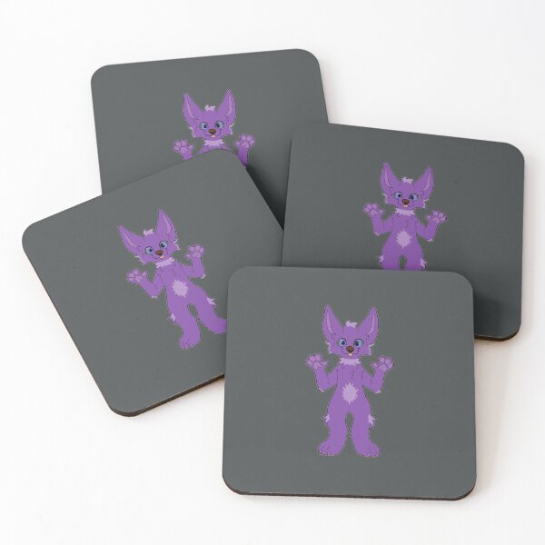 Item preview, lobo morado peludo designed and sold by TangsleyDesigns.