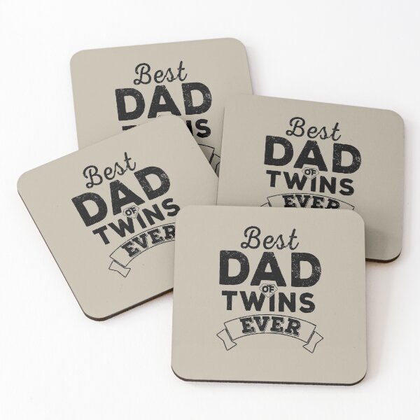 Item preview, Vintage Best Dad Of Twins Ever | gift for daddy designed and sold by JooArtPrints  ★★★★★.