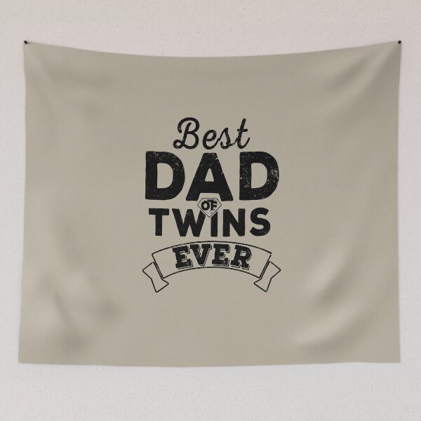 Item preview, Vintage Best Dad Of Twins Ever | gift for daddy designed and sold by JooArtPrints  ★★★★★.