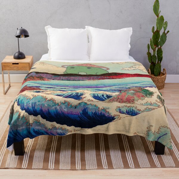 Item preview, Mr. Froggy in the great wave designed and sold by Kawaiishizz.