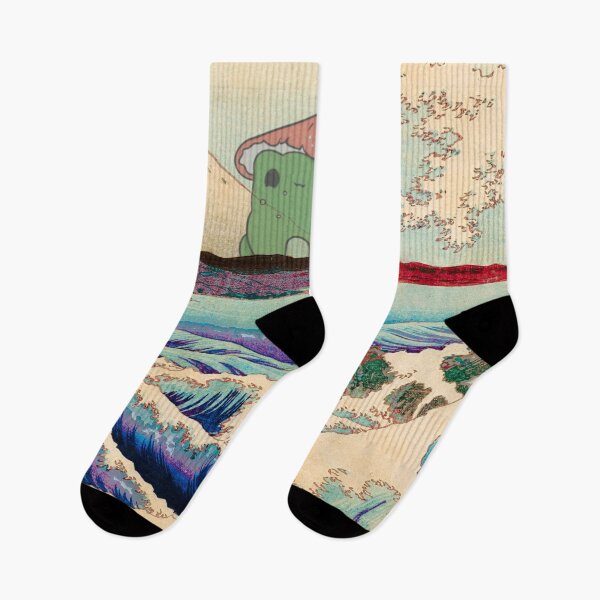 Item preview, Mr. Froggy in the great wave designed and sold by Kawaiishizz.
