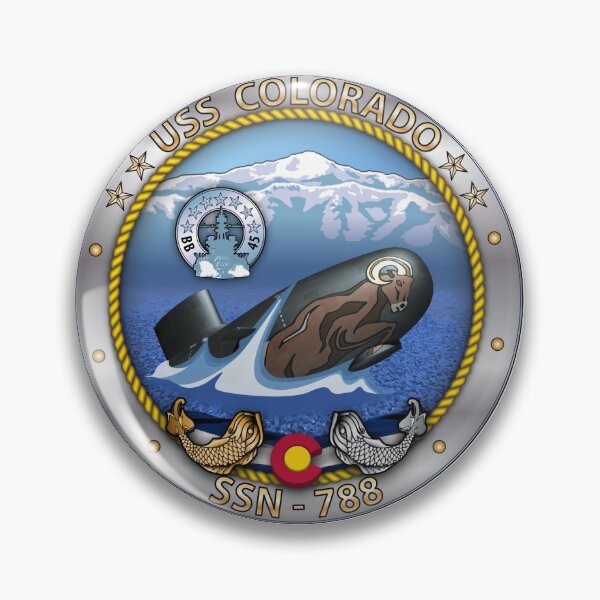 Item preview, SSN-788 USS Colorado Crest designed and sold by Nikki SpaceStuffPlus.