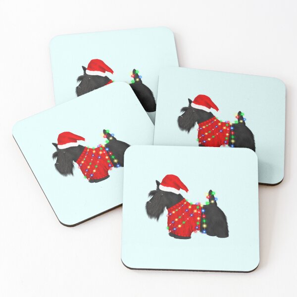 Item preview, Scottish Terrier (Scotty Dog) Christmas designed and sold by Kittys-Art.