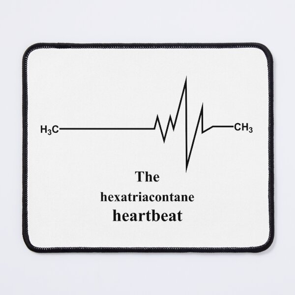 Item preview, Heartbeat - IUPAC - Love for chemistry - black designed and sold by Marcel Wirth.