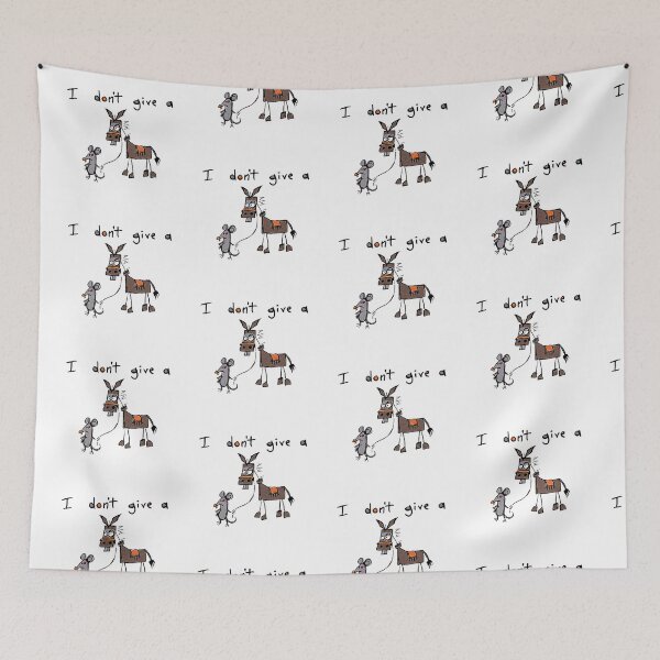 Item preview, I Don't Give A Rats Ass Funny Mouse Walking Donkey designed and sold by mosescdr5.