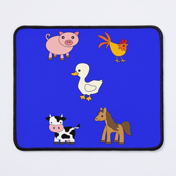 Artikelvorschau, Farm Barnyard Animals Kids Bundle Pig Chicken Duck Cow Pony Gift for kids entworfen und verkauft von Sheepherder120.