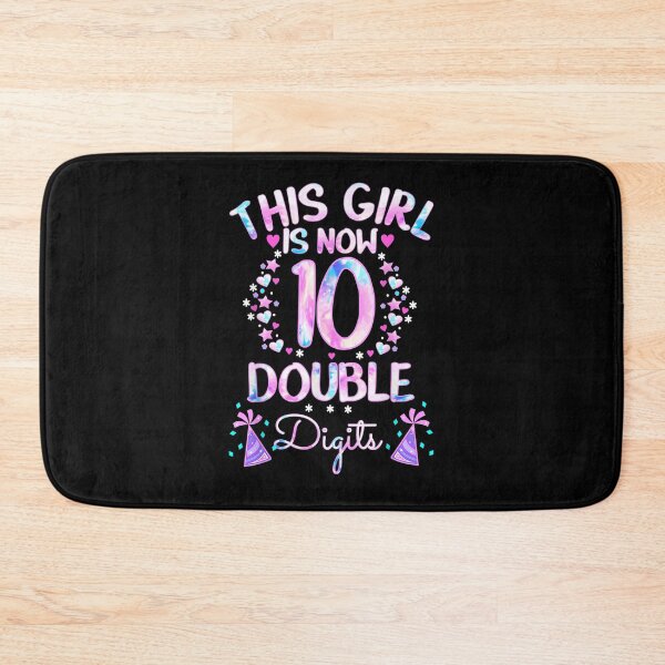 Item preview, This Girl Is Now 10 Double DigitsTie dye 10th birthday designed and sold by MivaanshiAhe.