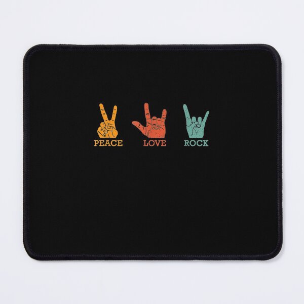 Item preview, Classic Peace Love Rock Vintage Concert Band designed and sold by MivaanshiAhe.