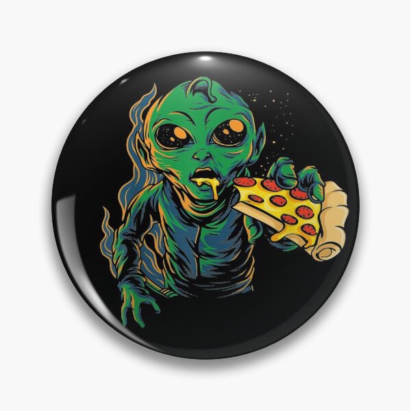 Item preview, Alien Eating Pizza  designed and sold by Shopyfine.