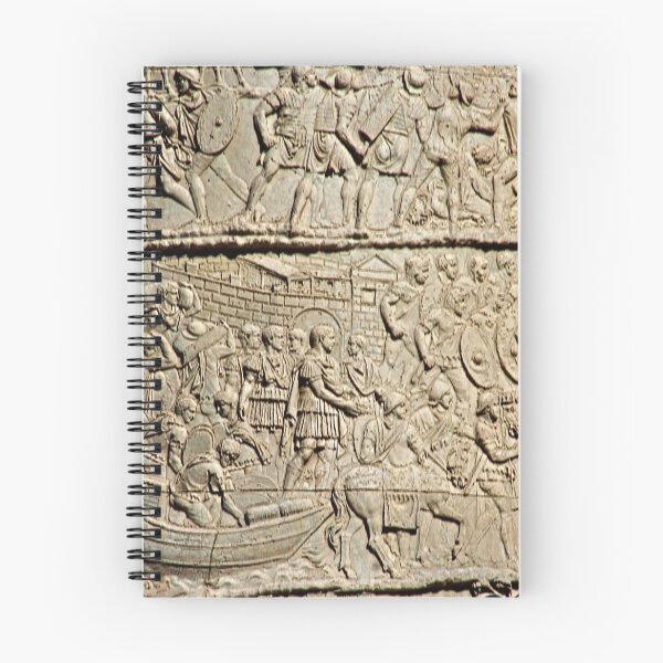 Item preview, Trajan Column Detail Legionnaires Crossing Danube River, Rome, Italy designed and sold by worldways.