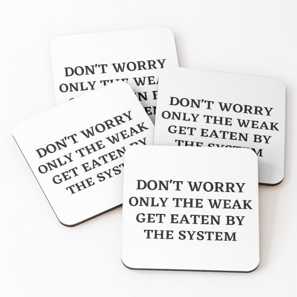 Item preview, Don't worry only the weak get eaten by the system designed and sold by Kuitoo.