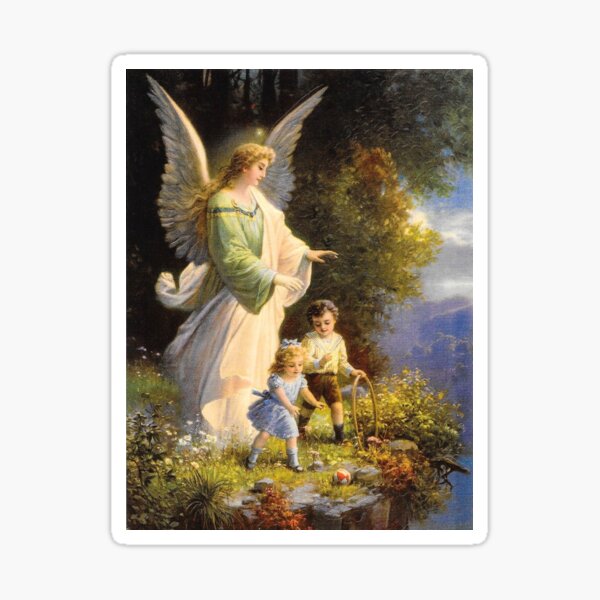 Item preview, Vintage Guardian Angel designed and sold by RBEnt.