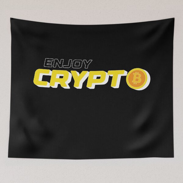 Item preview, Enjoy Crypto Funny Retro Cryptocurrency Bitcoin  designed and sold by MoohAs.