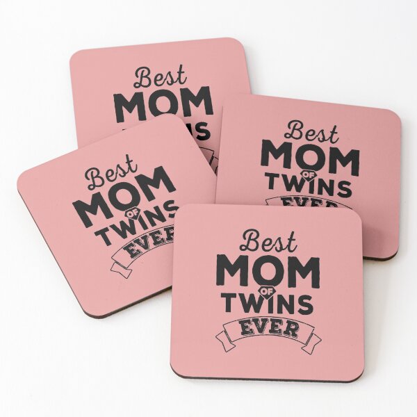 Item preview, Vintage Best Mom Of Twins Ever | gift for mommy designed and sold by JooArtPrints  ★★★★★.