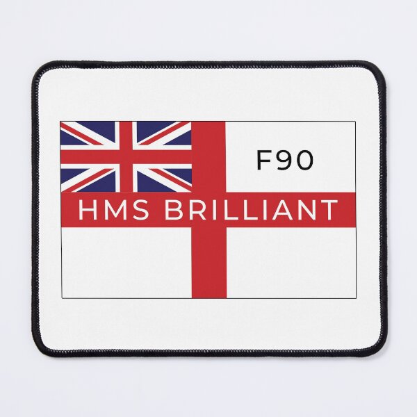 Item preview, HMS Brilliant On British White Ensign - F90 - British Navy Type 22 Frigate. designed and sold by Stuart Jones.