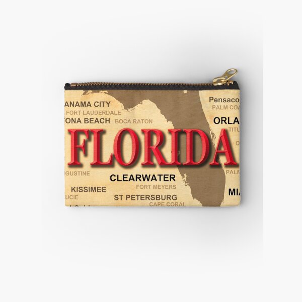Item preview, Antique Florida State Pride Map Silhouette  designed and sold by KWJphotoart.