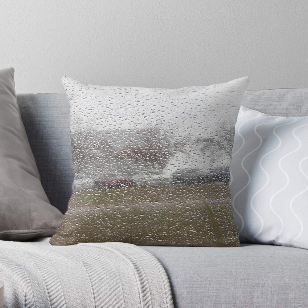 Rainy Daze Throw Pillow