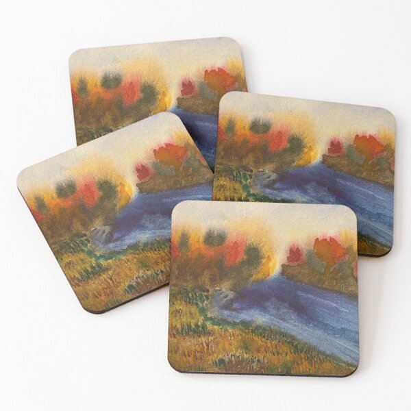 Item preview, Autumn River designed and sold by watercolorleah.