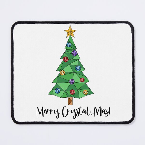 Item preview, Merry Crystal-Mas Colorful Geometric Christmas Tree designed and sold by ContempoCrystal.