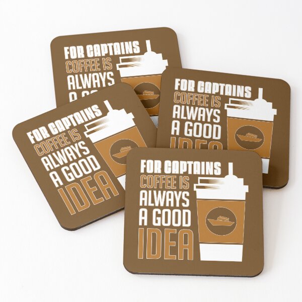 Item preview, For Captains, Coffee is Always a Good Idea designed and sold by CRHPOD20.