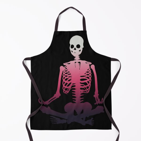 Item preview, Yogi Skeleton Yoga Meditation Pose Gradient designed and sold by AlasAHintStudio.