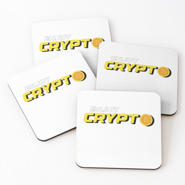 Item preview, Enjoy Crypto Funny Retro Cryptocurrency Bitcoin designed and sold by MoohAs.