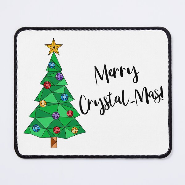 Item preview, Merry Crystal-Mas Colorful Geometric Christmas Tree designed and sold by ContempoCrystal.