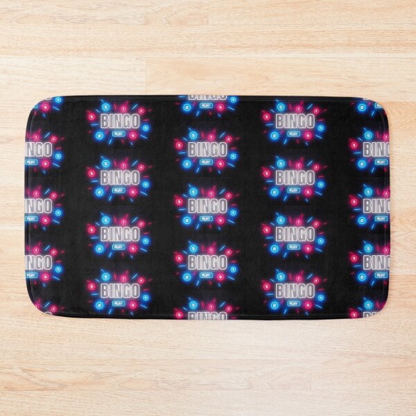 Item preview, Best Play Bingo Wallpaper in Neon Colors designed and sold by Nubaex.