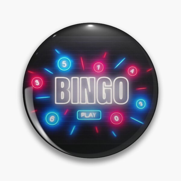 Item preview, Best Play Bingo Wallpaper in Neon Colors designed and sold by Nubaex.