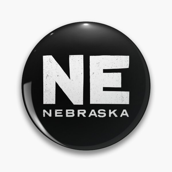 Item preview, NE Nebraska Vintage Typography designed and sold by Creatively Torn.