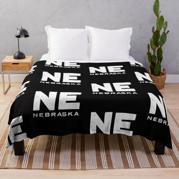 Item preview, NE Nebraska Vintage Typography designed and sold by Creatively Torn.