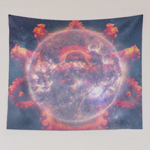 Item preview, Space Octopus With Sea Creatures designed and sold by uranus-art.