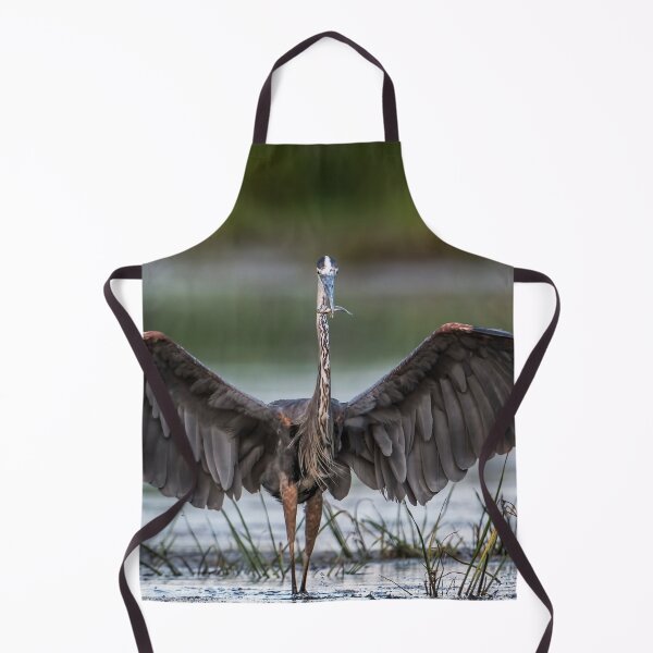 Item preview, Blue Heron With Wings Outstretched designed and sold by Michael Cummings.