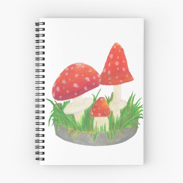 Item preview, Nature, mushroom, boletus, colored pencils, drawing, bebicervin designed and sold by BebiCervin.