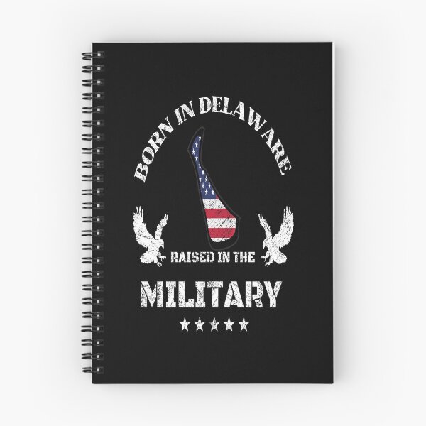Item preview, Born in Delaware  , raised in the military design designed and sold by PinnockDesigns.