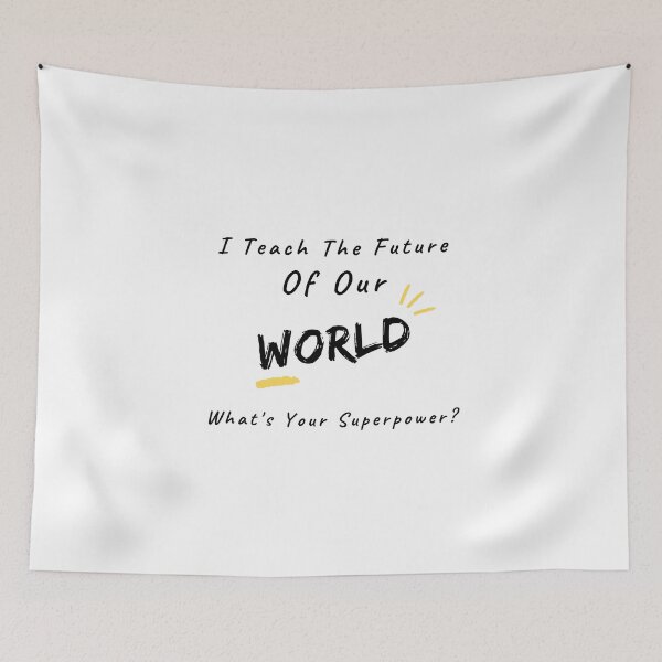 Item preview, Teach The Future Of Our World designed and sold by Ava Rozalinda.
