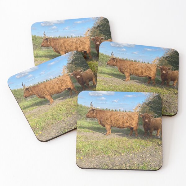 Item preview, Scottish Highland Cattle Cow and two Calves 3006 designed and sold by SaarelaHighland.