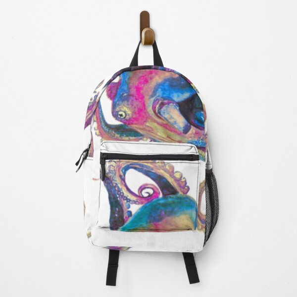 Item preview, Octopus swimming to the left designed and sold by Rush Whitacre.