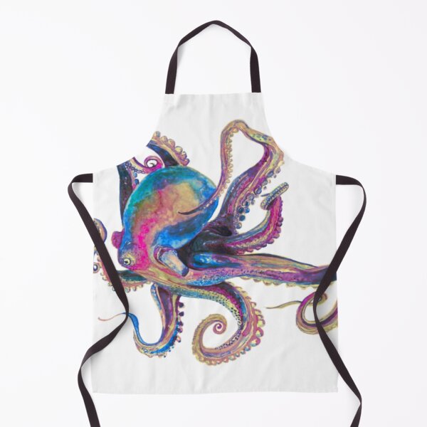 Item preview, Octopus swimming to the left designed and sold by Rush Whitacre.
