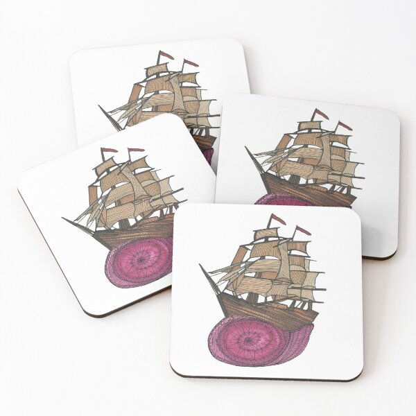 Item preview, Fantasy, sail, sea, ship, shell, copic, drawing, bebicervin designed and sold by BebiCervin.